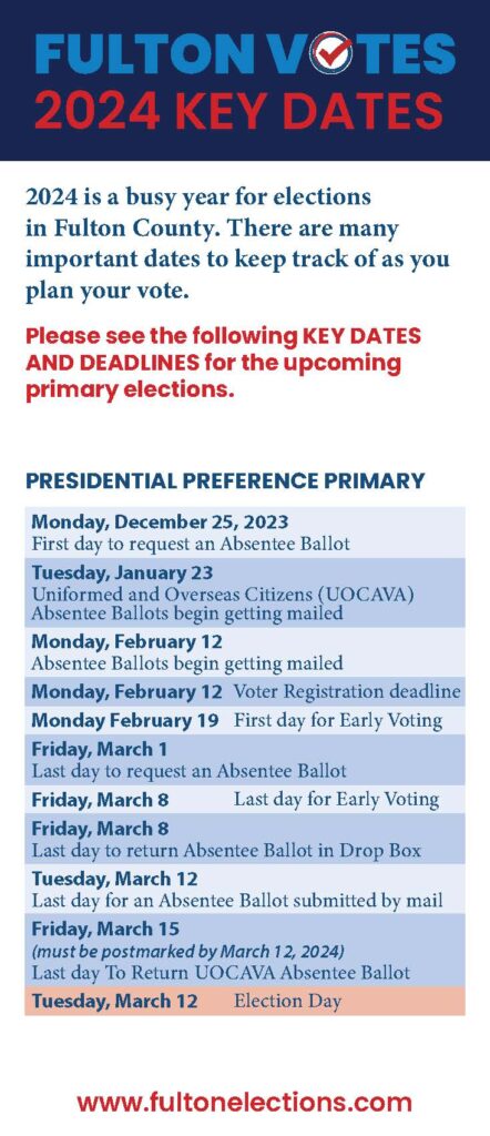 Fulton voting key dates 2024 