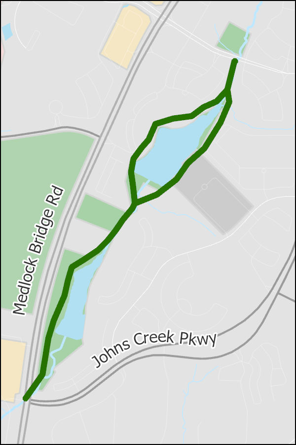 Creekside park trail map